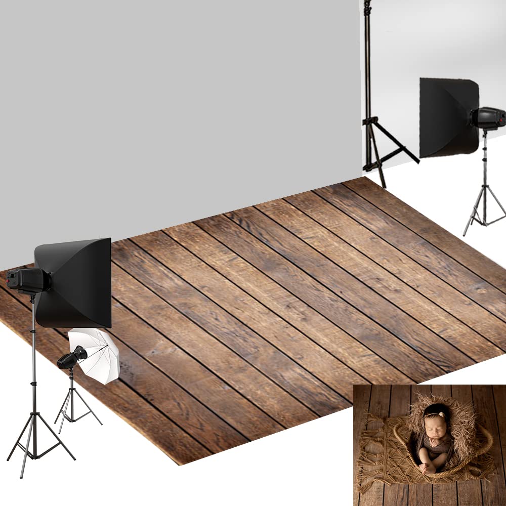 ラバーマット　背景布　木目調 Amazon.co.jp: Kate 1.5x1.2m レトロ 木目 ラバーマット 写真用